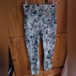 Lululemon Blue & Grey Align High Rise Leggings Size 6